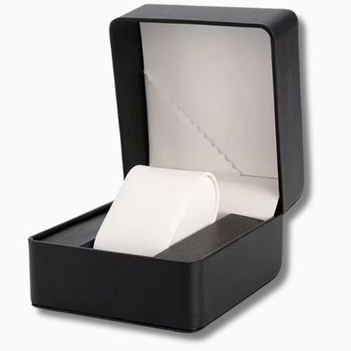 Caja de piel